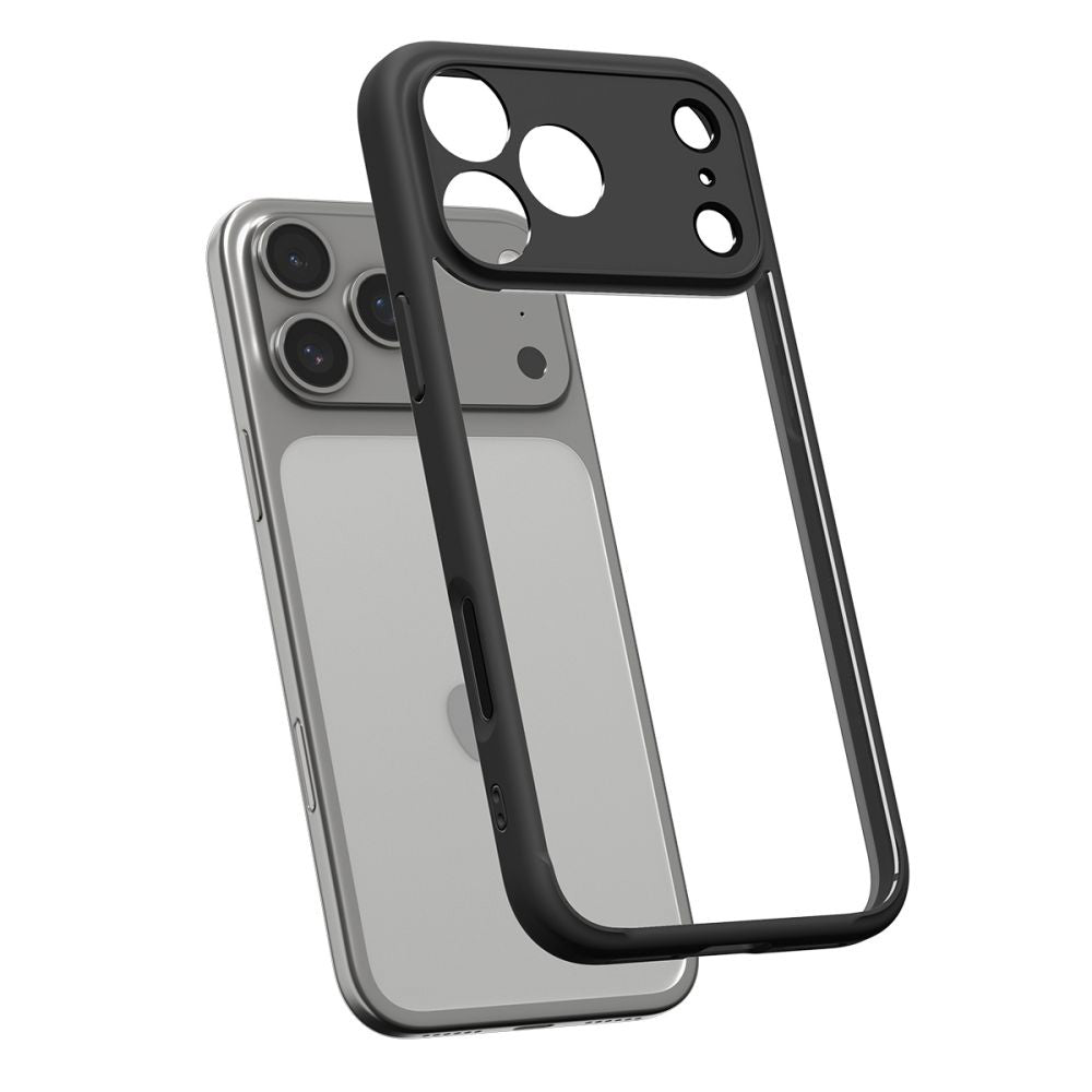 Case for Apple iPhone 17 Pro Max, Spigen, Ultra Hybrid, Matte Black ACS10279