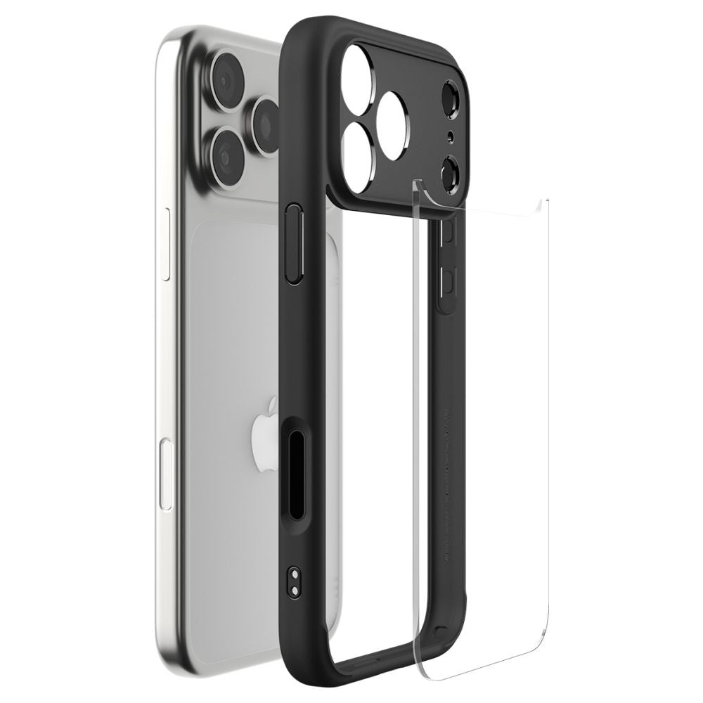 Case for Apple iPhone 17 Pro Max, Spigen, Ultra Hybrid, Matte Black ACS10279
