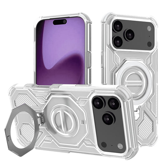 Pouzdro pro Apple iPhone 17 Pro Max, Techsuit, Carbon Shield Pro, Bílá