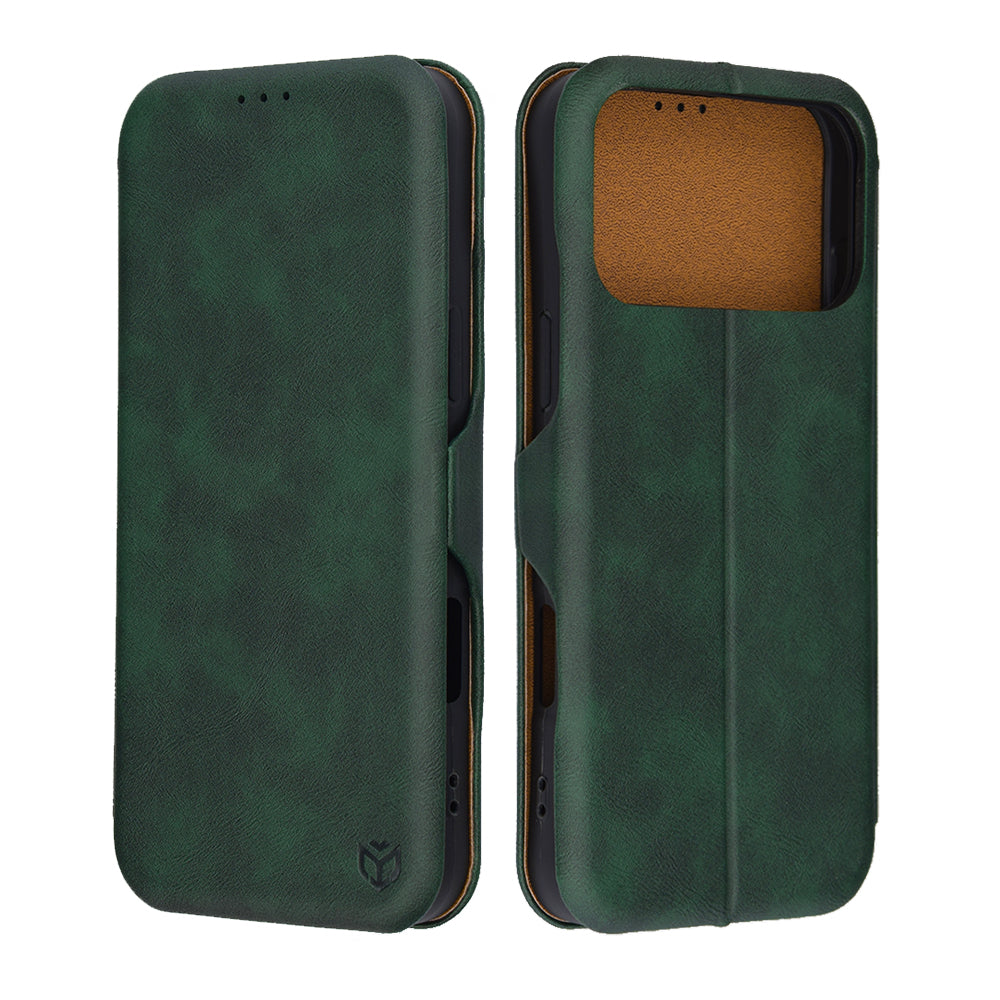 Pouzdro pro Apple iPhone 17 Pro Max, Techsuit, Safe Wallet Plus, Zelená