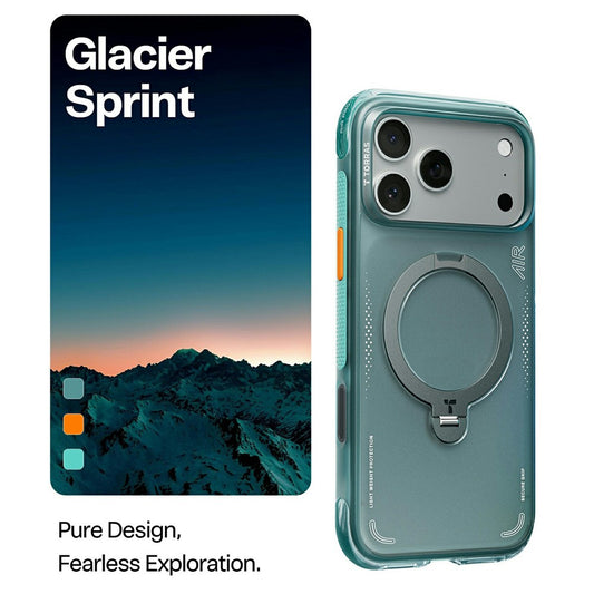 Pouzdro pro Apple iPhone 17 Pro Max, Torras, Ostand Spin Air, Zelené