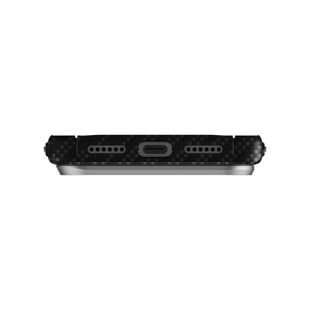 Pouzdro MagSafe pro Apple iPhone 17 Pro Max, UNIQ, Keva MagClick, Tmavě šedé