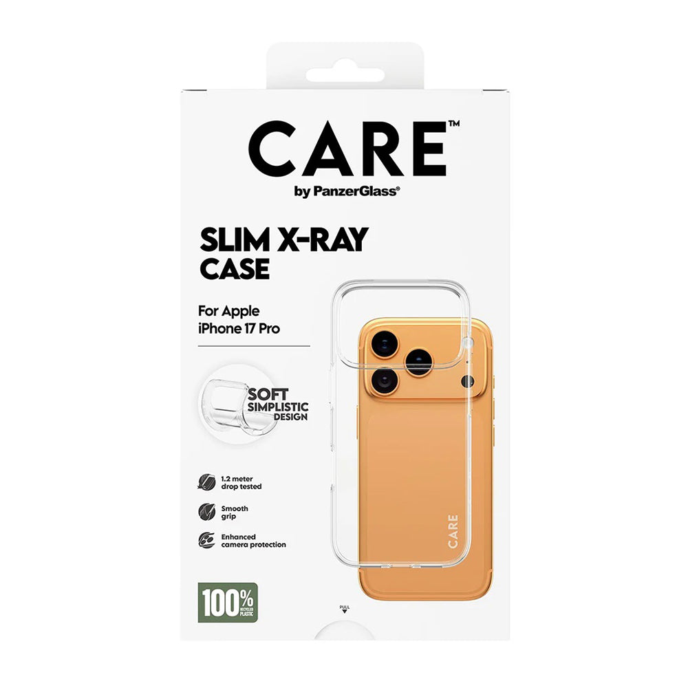 Pouzdro pro Apple iPhone 17 Pro, PanzerGlass, Care Fashionable X-ray, Průhledné