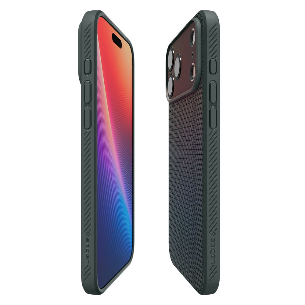 Pouzdro pro Apple iPhone 17 Pro, Spigen, Liquid Air, Zelené ACS10333