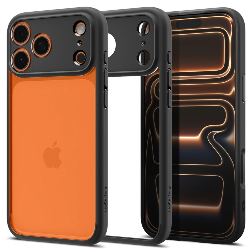 Pouzdro pro Apple iPhone 17 Pro, Spigen, Ultra Hybrid, Matně černé ACS10343