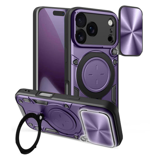 Case for Apple iPhone 17 Pro, Techsuit, CamGuard Pro, Purple