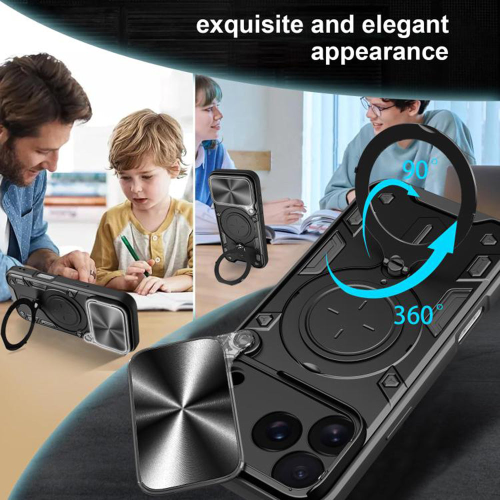 Pouzdro pro Apple iPhone 17 Pro, Techsuit, CamGuard Pro, Růžové Zlato