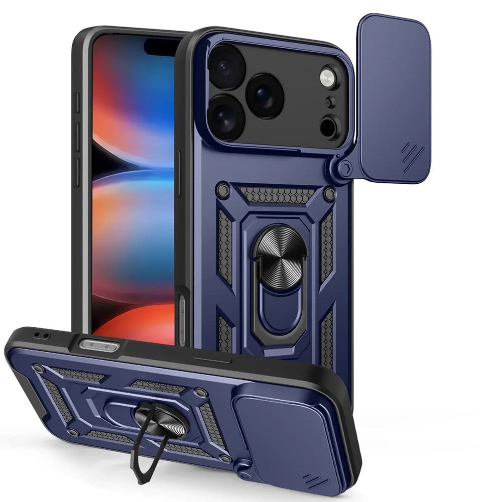 Pouzdro pro Apple iPhone 17 Pro, Techsuit, CamShield, Modrá