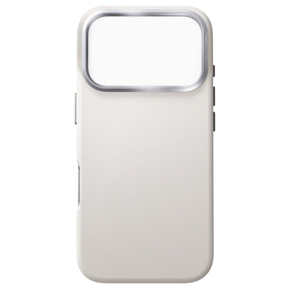 Pouzdro pro Apple iPhone 17 Pro, UNIQ, Lyden Leatherette, šedé