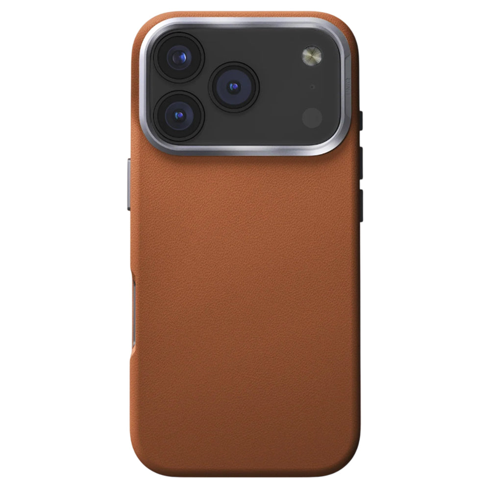 Pouzdro pro Apple iPhone 17 Pro, UNIQ, Lyden Leatherette, Hnědá