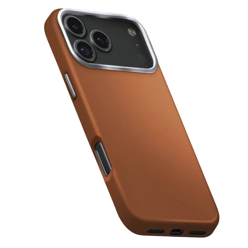 Pouzdro pro Apple iPhone 17 Pro, UNIQ, Lyden Leatherette, Hnědá