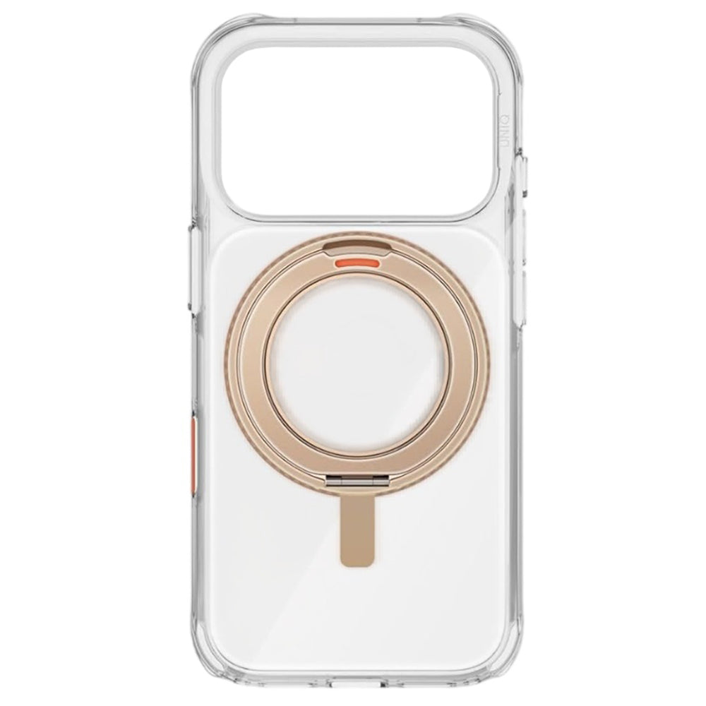 Pouzdro pro Apple iPhone 17 Pro, UNIQ, Swivix, Zlaté
