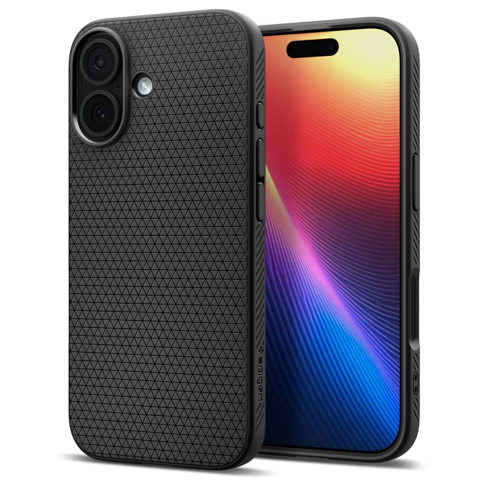 Pouzdro pro Apple iPhone 17, Spigen, Liquid Air, Matně černé ACS10369