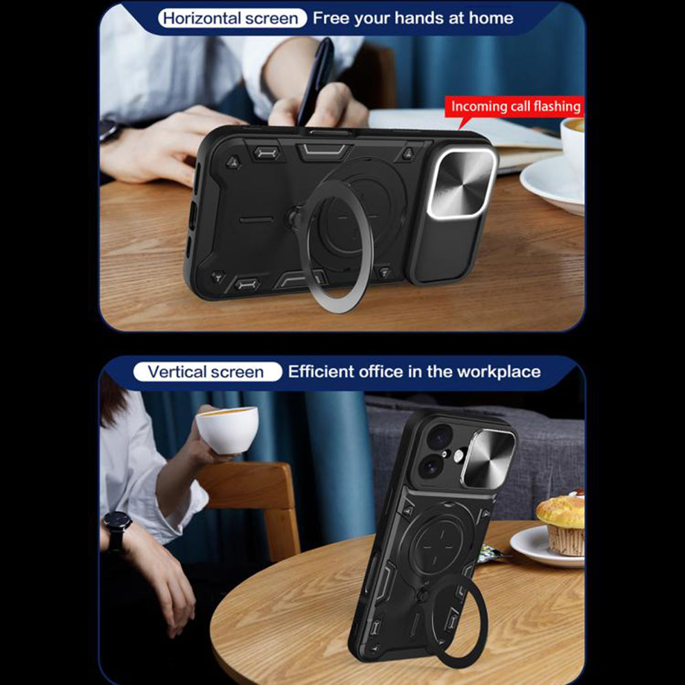 Case for Apple iPhone 17, Techsuit, CamGuard Pro, Red