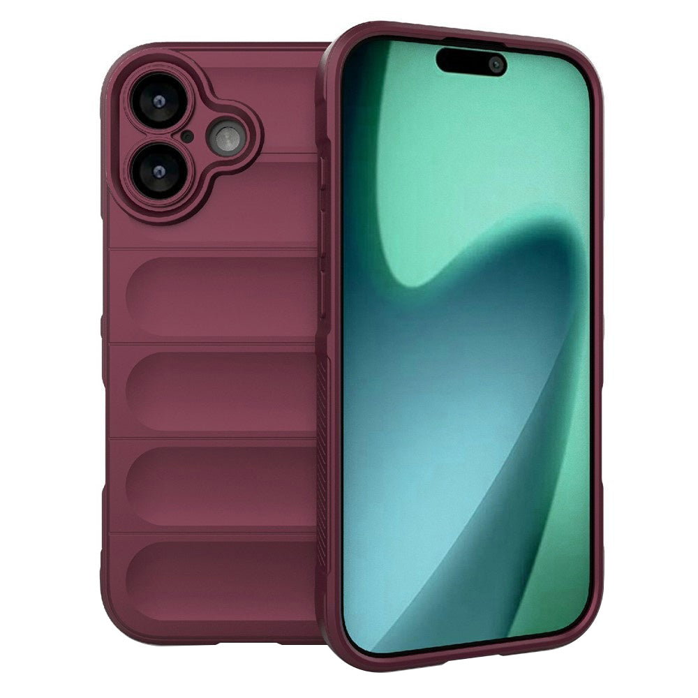 Pouzdro pro Apple iPhone 17, Techsuit, Magic Shield, Višňová