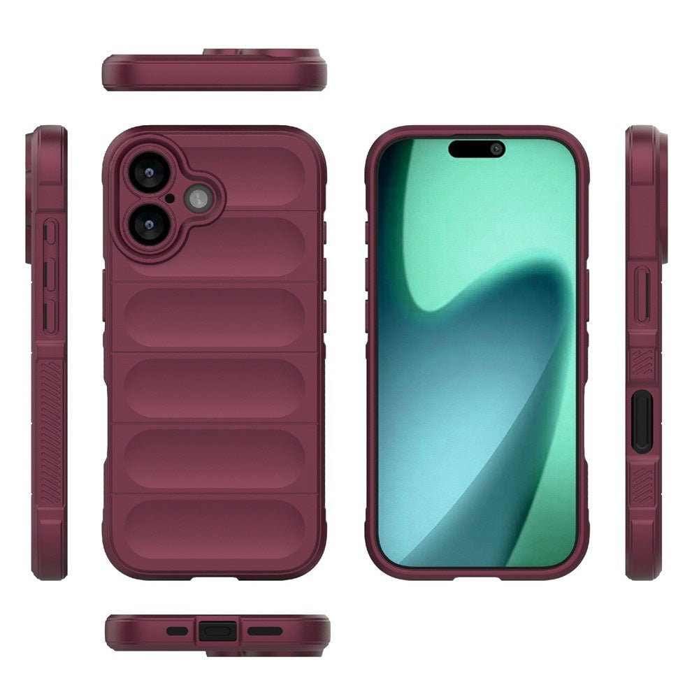 Pouzdro pro Apple iPhone 17, Techsuit, Magic Shield, Višňová