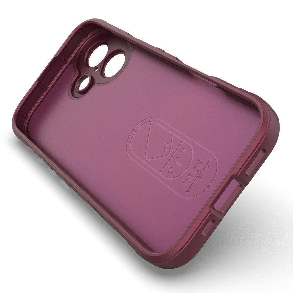 Pouzdro pro Apple iPhone 17, Techsuit, Magic Shield, Višňová