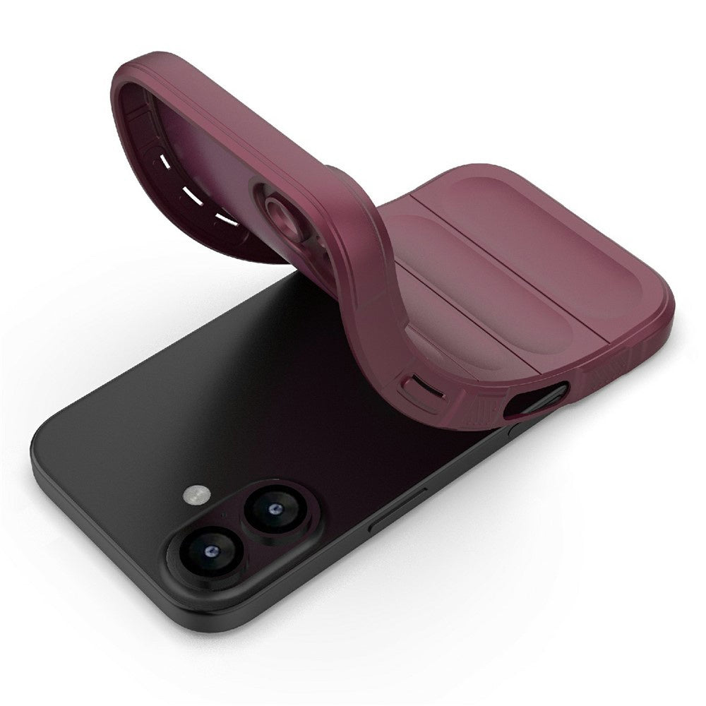 Pouzdro pro Apple iPhone 17, Techsuit, Magic Shield, Višňová
