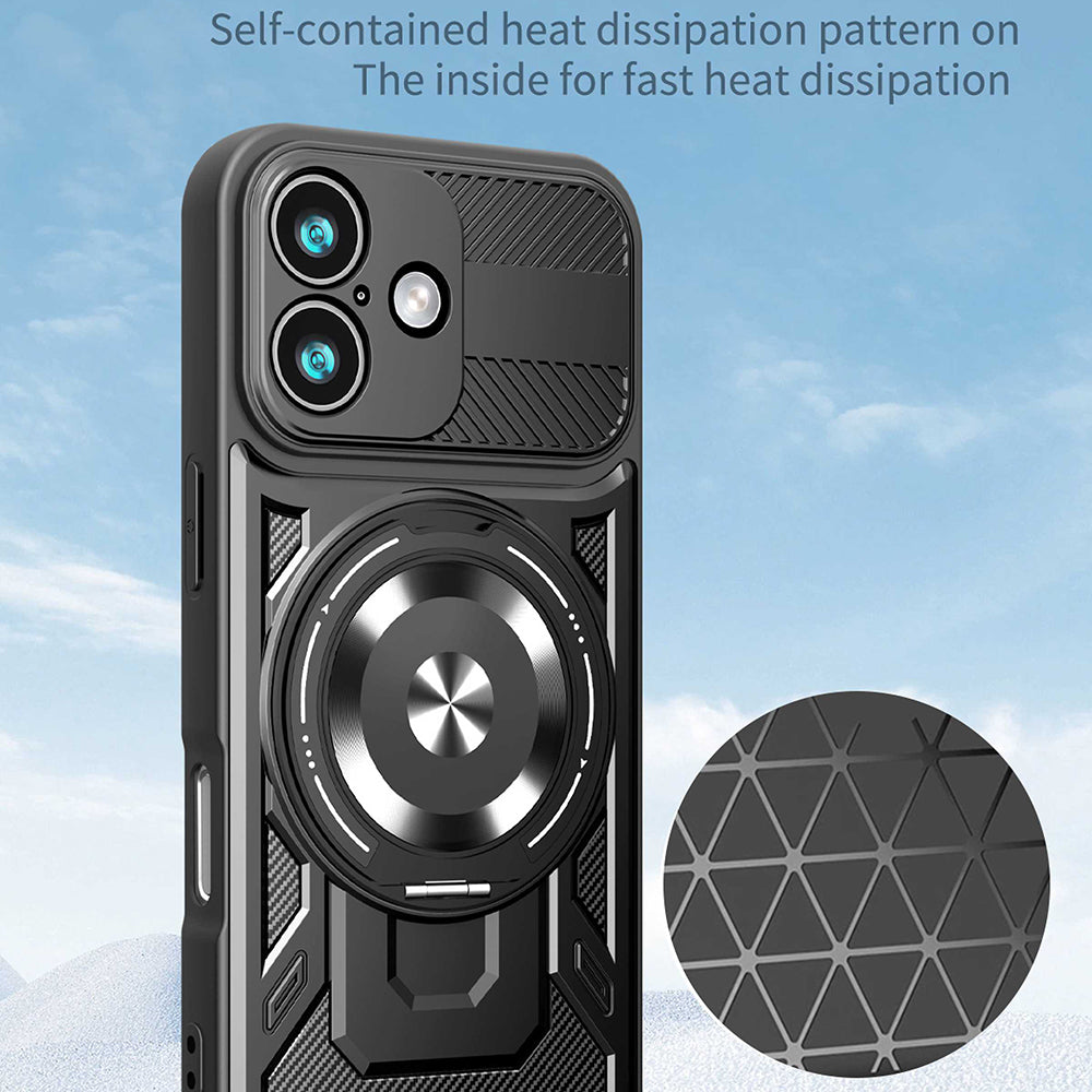 Case for Apple iPhone 17, Techsuit, RuggedCam, Blue