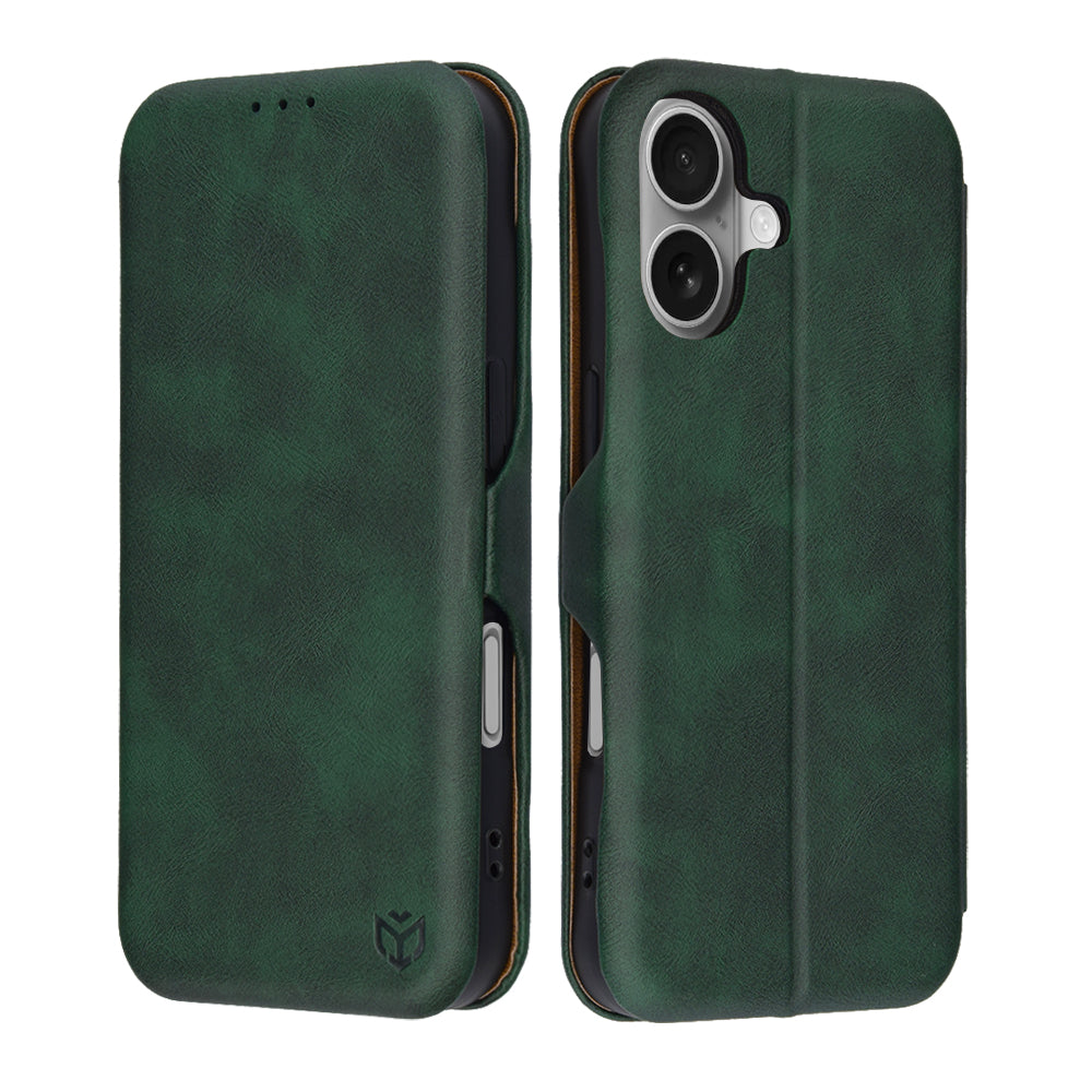 Pouzdro pro Apple iPhone 17, Techsuit, Safe Wallet Plus, Zelená