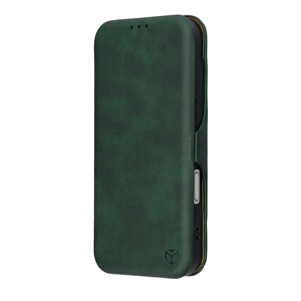 Pouzdro pro Apple iPhone 17, Techsuit, Safe Wallet Plus, Zelená