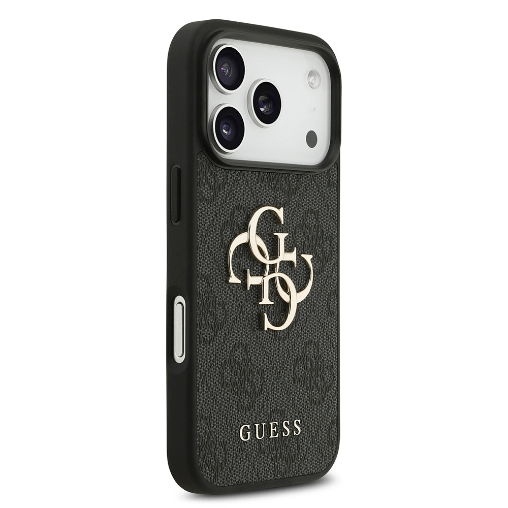 Pouzdro pro Apple iPhone 18 Pro / 17 Pro, Guess, 4G Big Logo, Černé