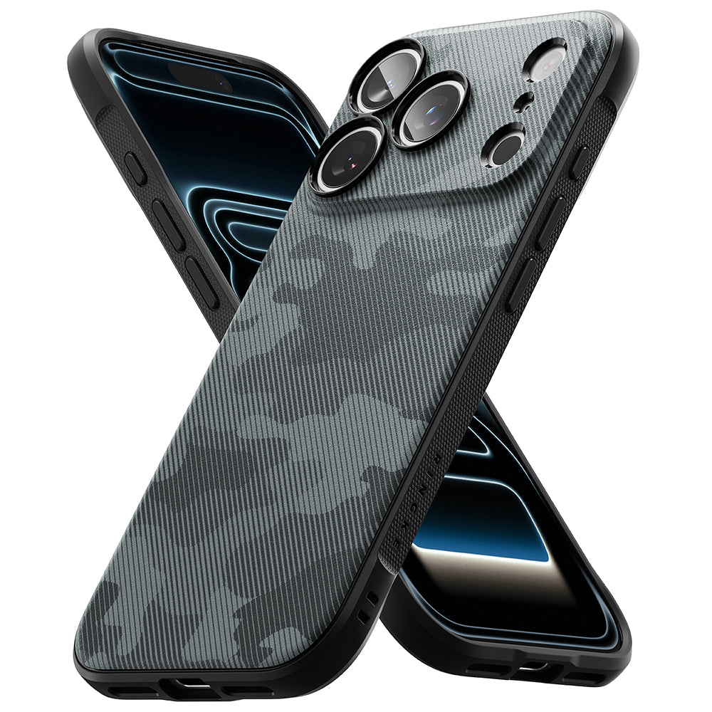 Pouzdro pro Apple iPhone 18 Pro / 17 Pro, Ringke, Onyx, Maskáčové