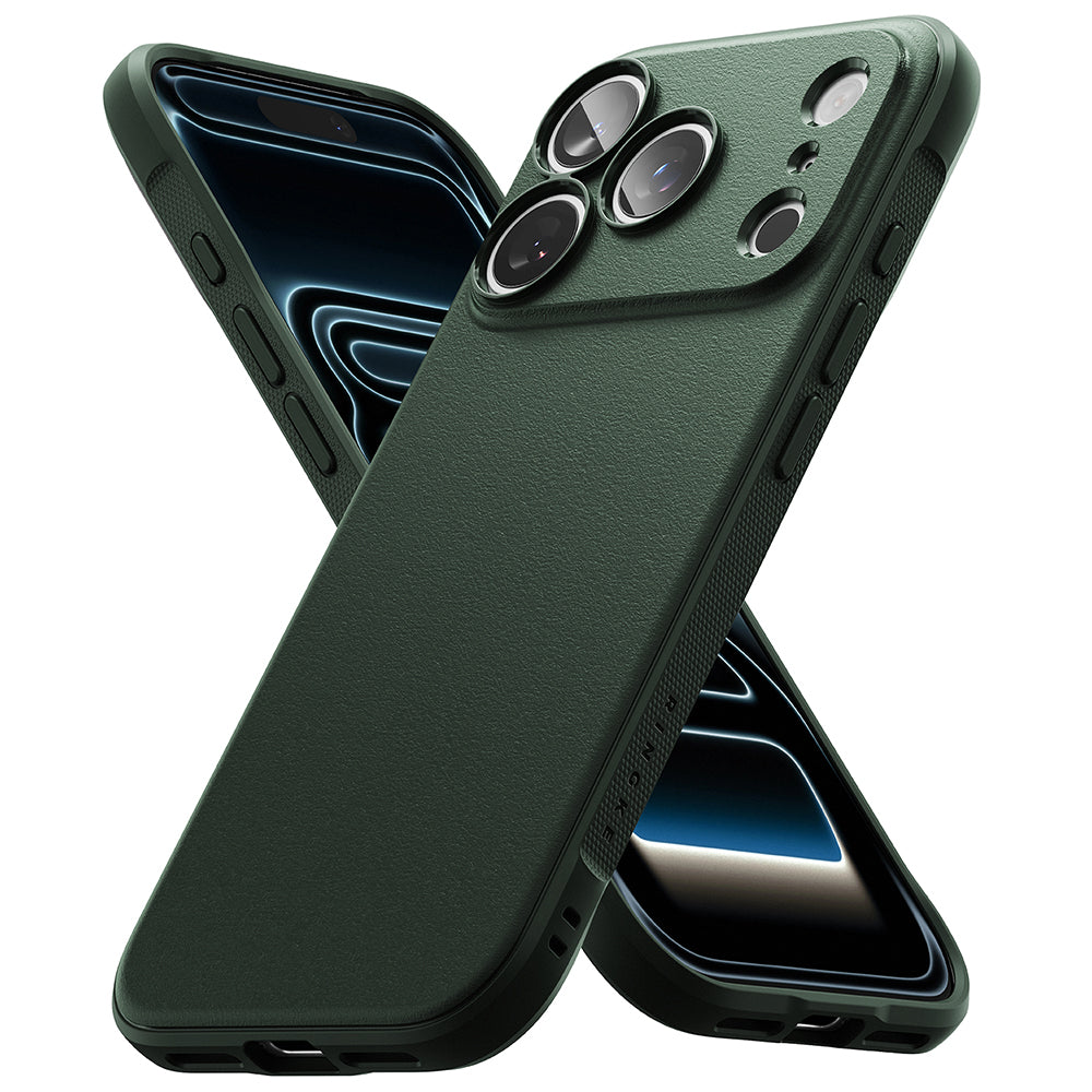 Pouzdro pro Apple iPhone 18 Pro / 17 Pro, Ringke, Onyx, Tmavě zelené