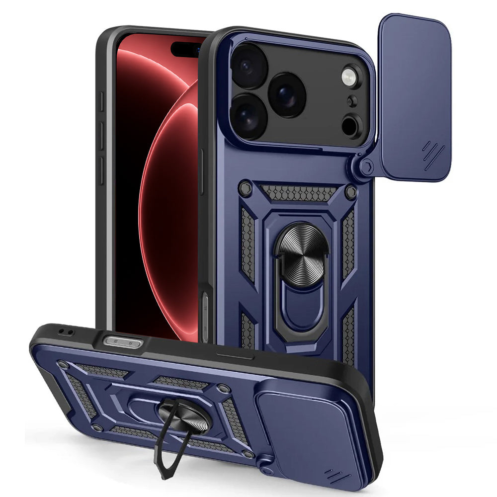 Pouzdro pro Apple iPhone 18 Pro / 17 Pro, Techsuit, CamShield, Modrá