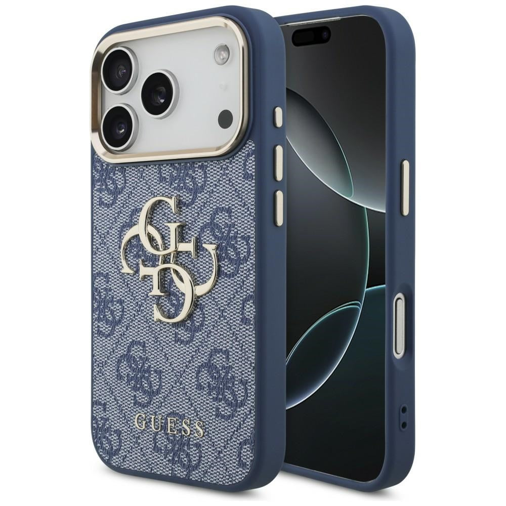 Pouzdro pro Apple iPhone 18 Pro Max / 17 Pro Max, Guess, 4G Big Classic Logo, Modré