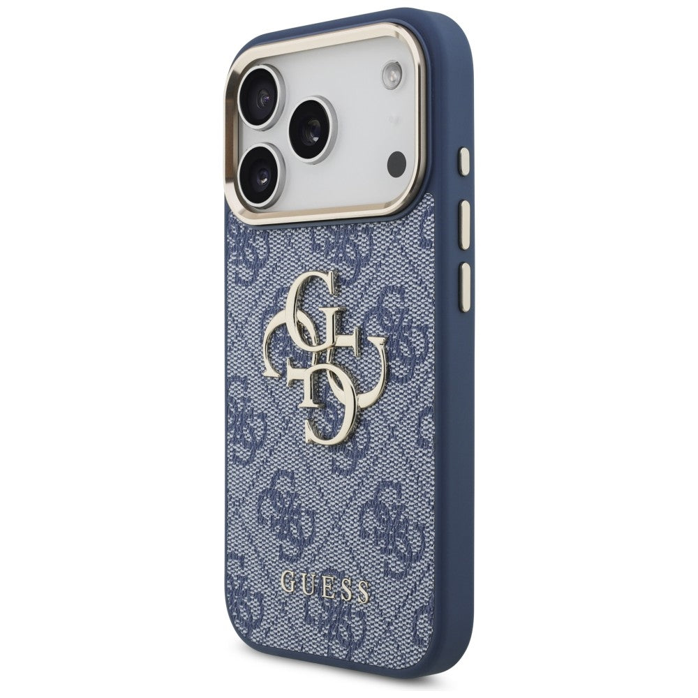 Pouzdro pro Apple iPhone 18 Pro Max / 17 Pro Max, Guess, 4G Big Classic Logo, Modré