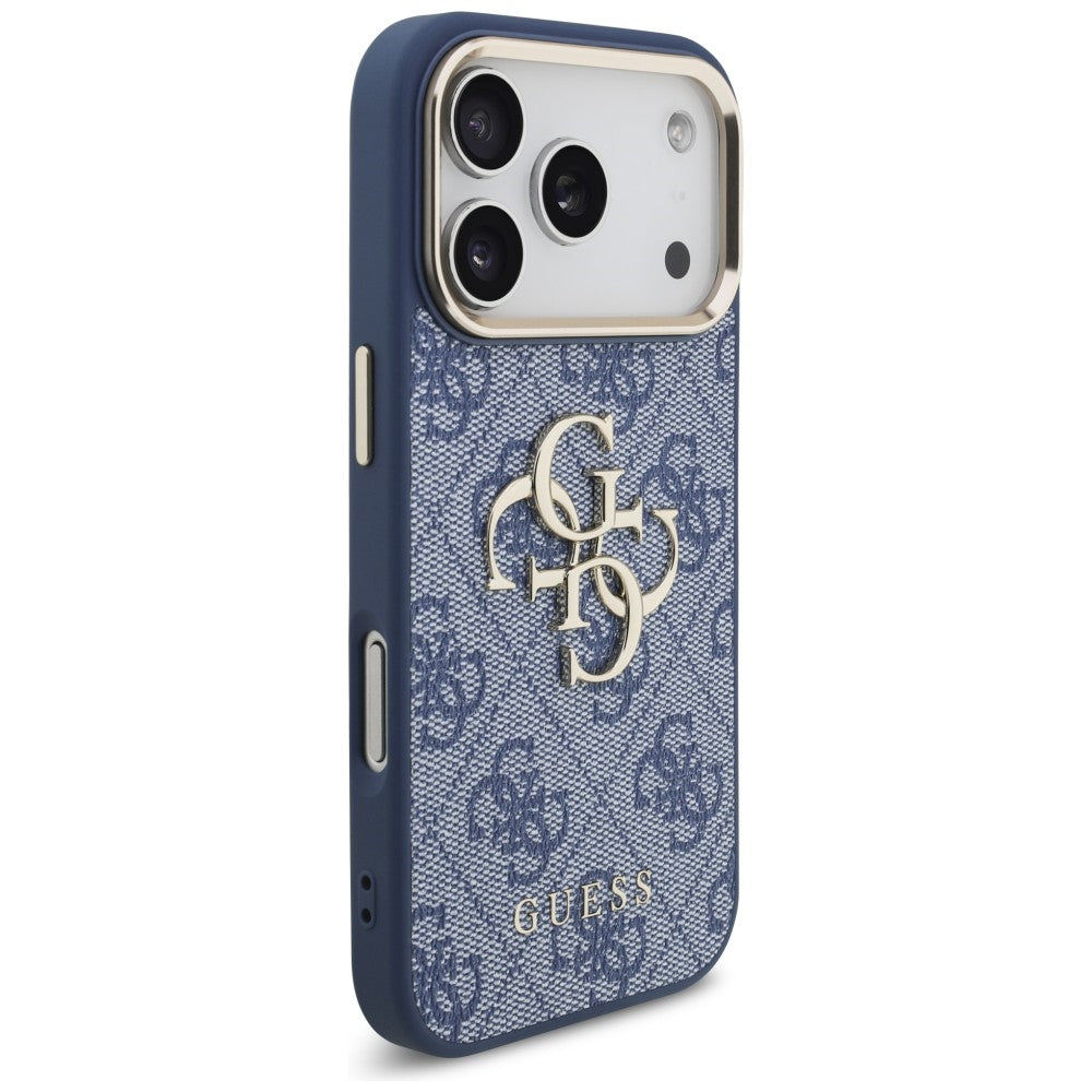 Pouzdro pro Apple iPhone 18 Pro Max / 17 Pro Max, Guess, 4G Big Classic Logo, Modré