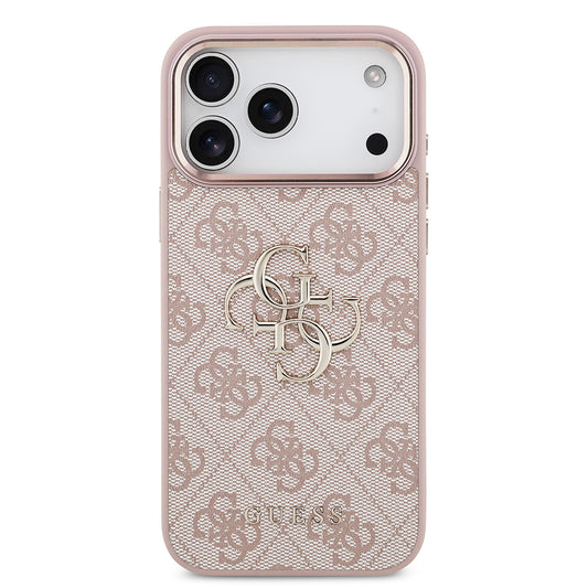 Pouzdro pro Apple iPhone 18 Pro Max / 17 Pro Max, Guess, 4G Big Classic Logo, Růžové