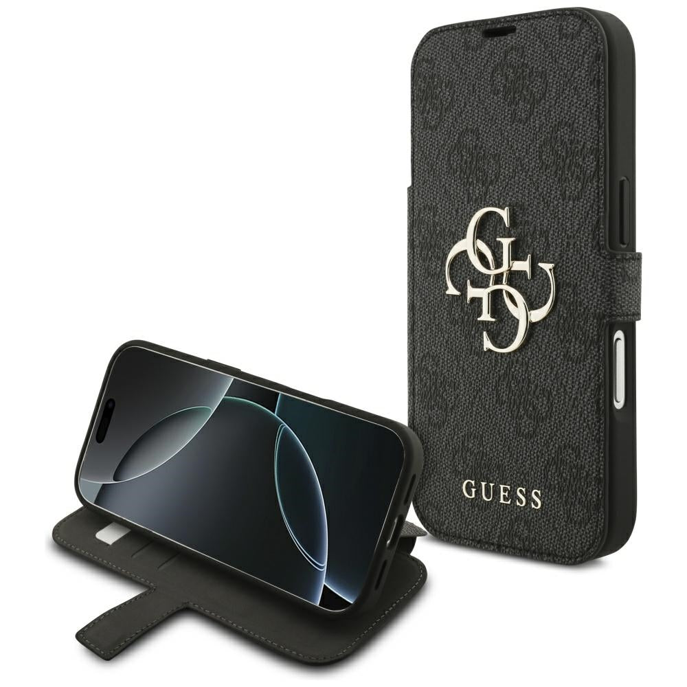 Pouzdro pro Apple iPhone 18 Pro Max / 17 Pro Max, Guess, 4G Metal Logo, Černé