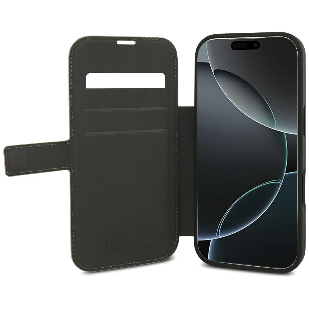 Pouzdro pro Apple iPhone 18 Pro Max / 17 Pro Max, Guess, 4G kovové logo, růžové