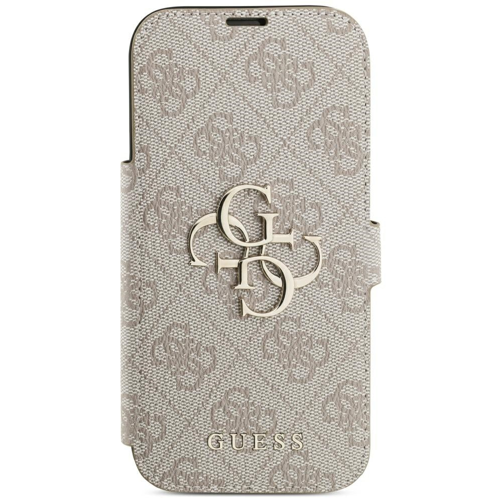 Pouzdro pro Apple iPhone 18 Pro Max / 17 Pro Max, Guess, 4G kovové logo, růžové
