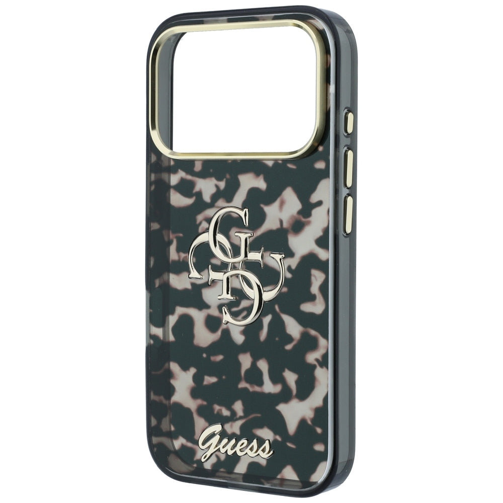 Pouzdro pro Apple iPhone 18 Pro Max / 17 Pro Max, Guess, IML 4G Metal Script, Hnědá