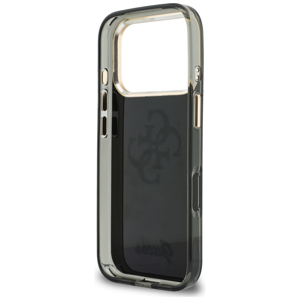Pouzdro pro Apple iPhone 18 Pro Max / 17 Pro Max, Guess, IML 4G Metal Script, Černé