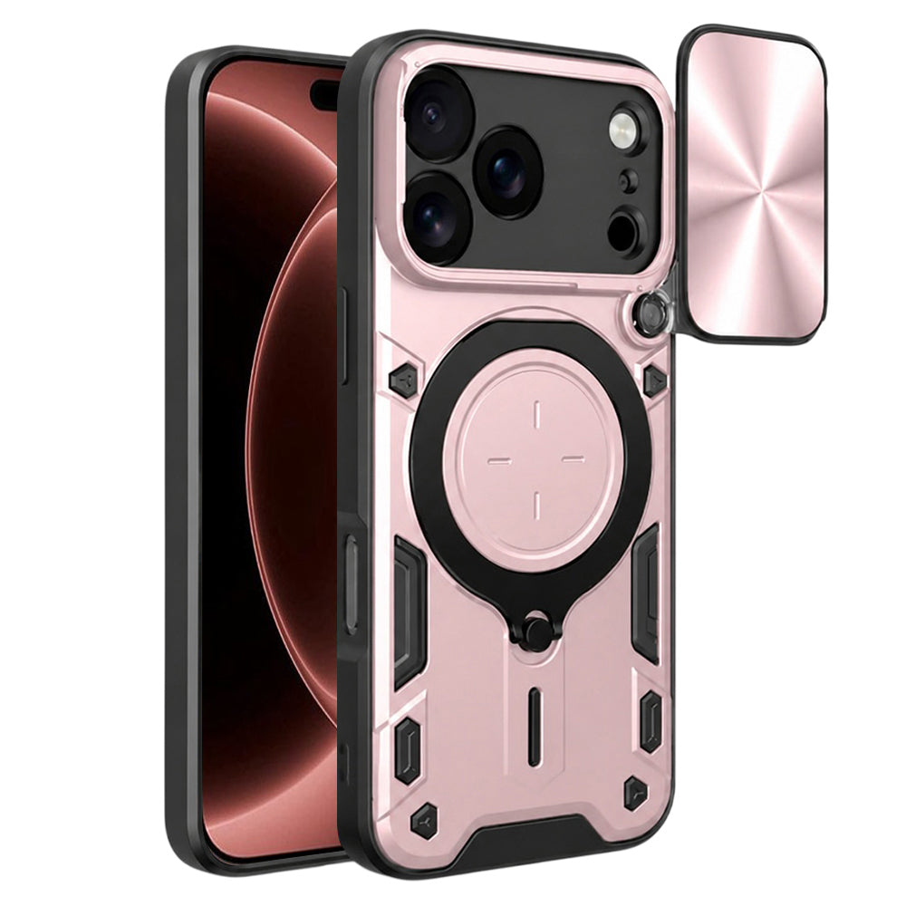 Pouzdro pro Apple iPhone 18 Pro Max / 17 Pro Max, Techsuit, CamGuard Pro, Růžově zlaté