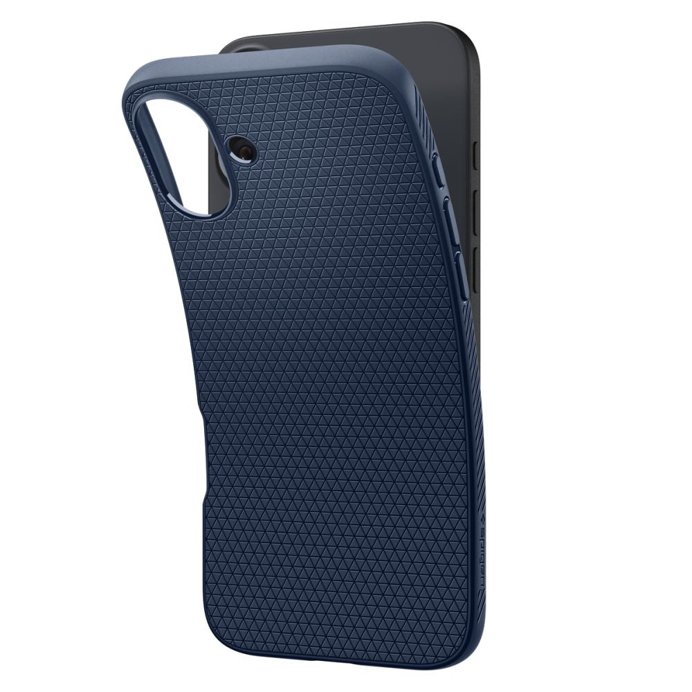 Pouzdro pro Apple iPhone 16, Spigen, Liquid Air, modré ACS08195