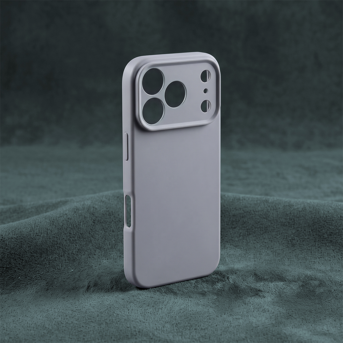 Pouzdro pro Apple iPhone 17 Pro Max, OEM, silikon, šedé