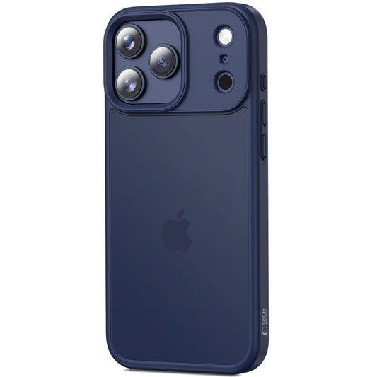 Case for Apple iPhone 17 Pro, Tech-Protect, Magmat, Matte Navy Blue