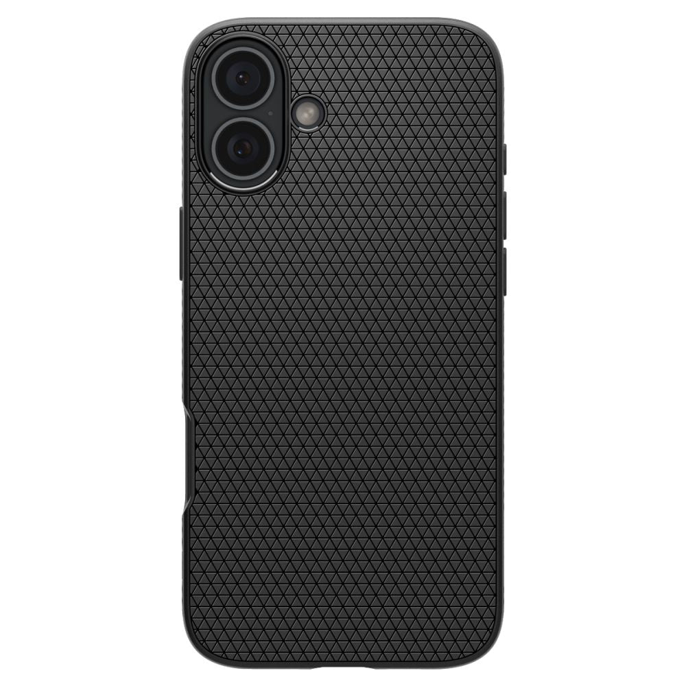 Pouzdro pro Apple iPhone 16, Spigen, Liquid Air, Matně černé ACS08194