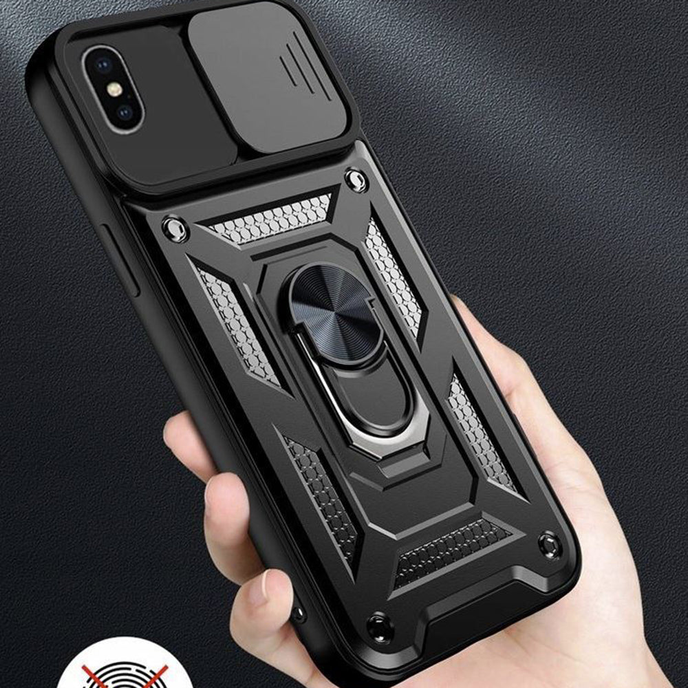 Pouzdro pro Apple iPhone XS Max, Techsuit, CamShield, Zelené