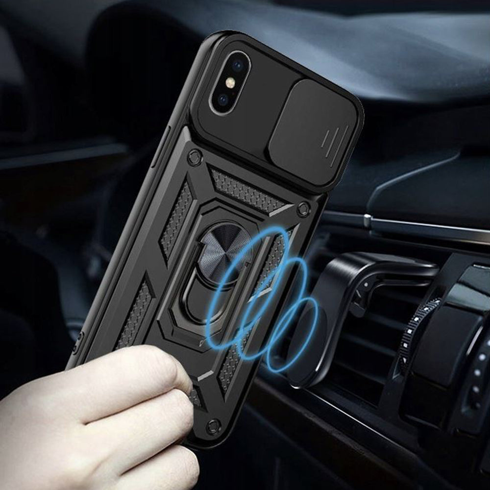 Pouzdro pro Apple iPhone XS Max, Techsuit, CamShield, Zelené