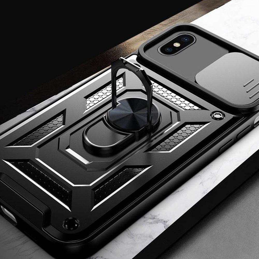 Pouzdro pro Apple iPhone XS Max, Techsuit, CamShield, Zelené