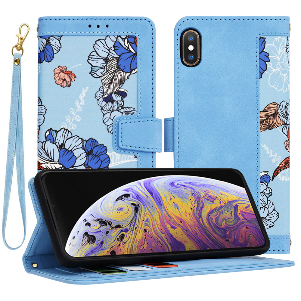 Pouzdro pro Apple iPhone XS Max, Techsuit, FlipCraft, Modré