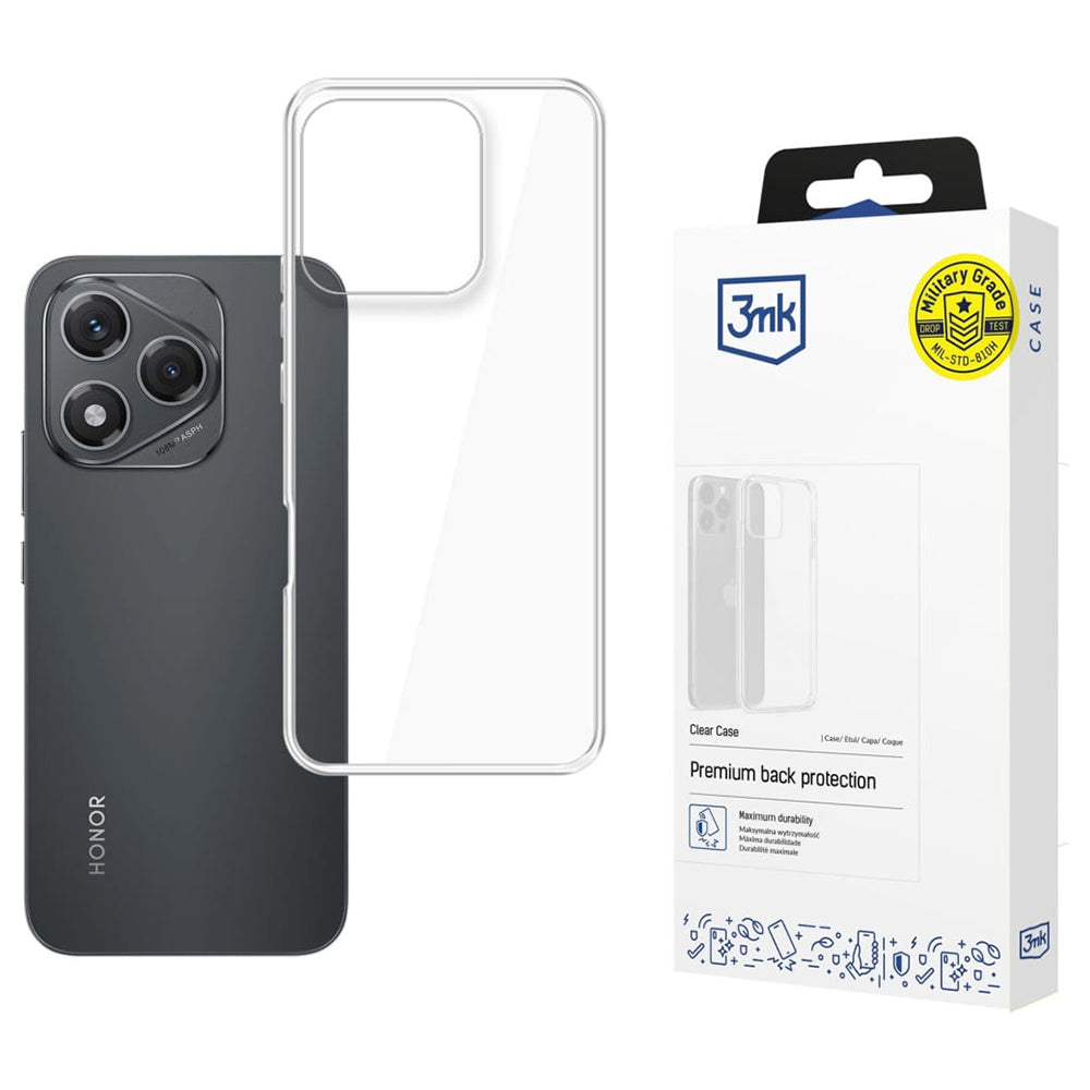 Pouzdro pro Honor 400 Lite, 3MK, Clear, Transparentní