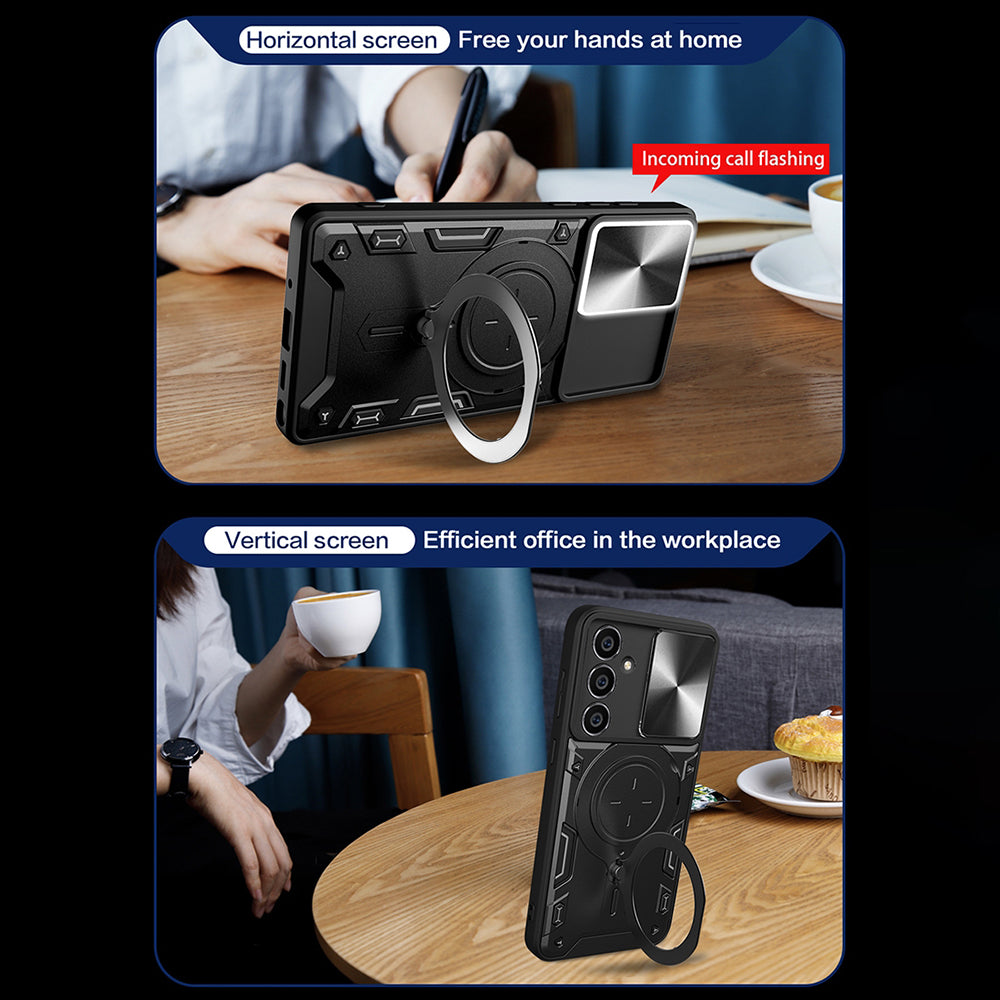 Pouzdro pro Honor 400 Smart 4G / X7d 4G / 400 Smart 5G, Techsuit, CamGuard Pro, Fialové