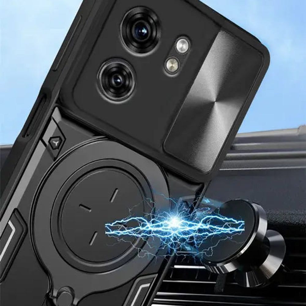 Pouzdro pro Honor 400 Smart 4G / X7d 4G / 400 Smart 5G, Techsuit, CamGuard Pro, Fialové
